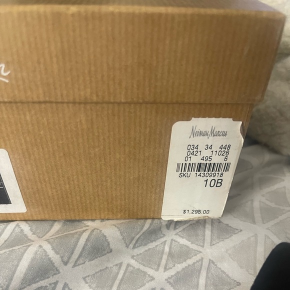 Christian Louboutin black Paton Billie Et Boule 100 pumps shear studded suede - Picture 4 of 7